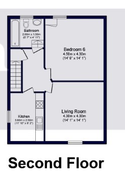 Flat 5, 7, Old Bath Road, Gloucestershire floorplan
