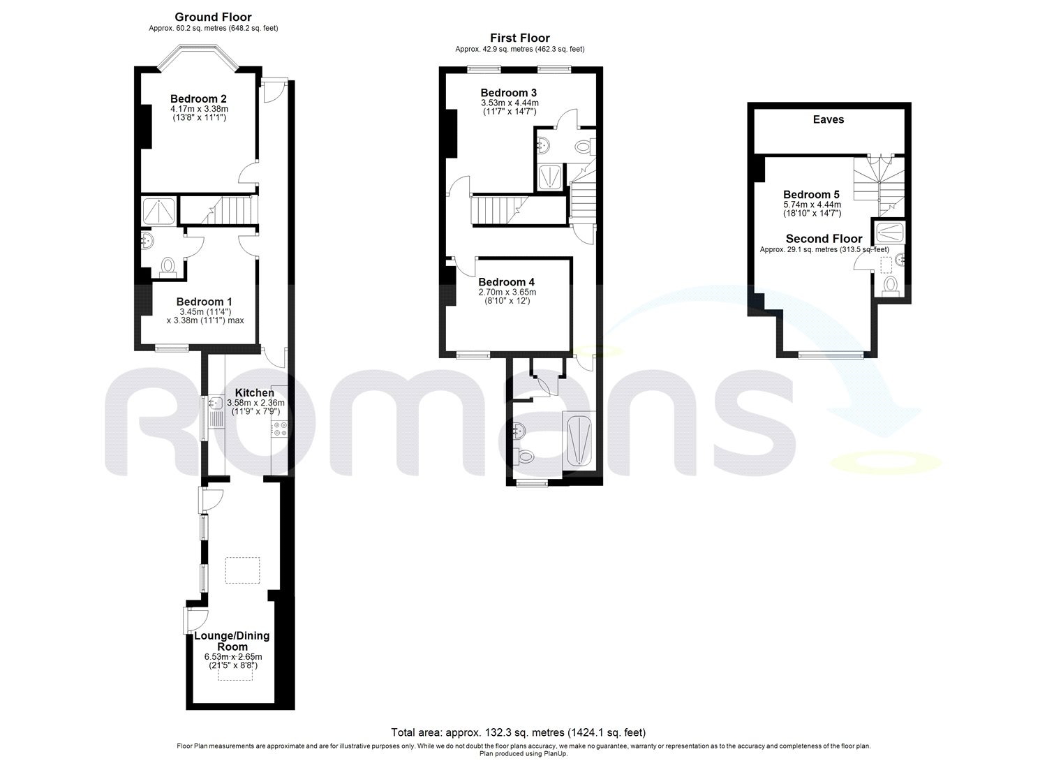 5 Bedrooms Terraced house for sale in Hemdean Road, Caversham, Reading RG4