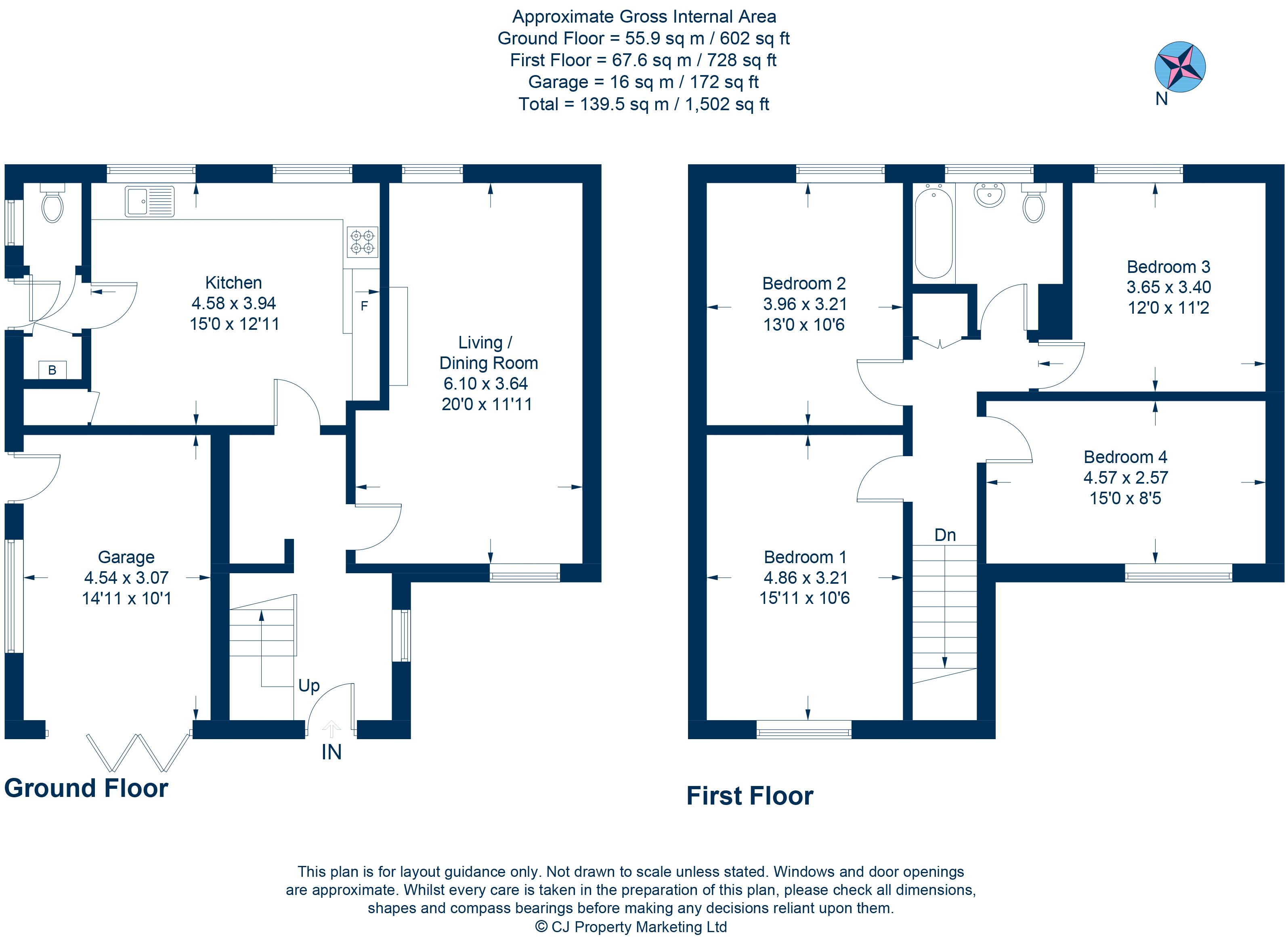 Netherton Road, Appleton, Abingdon OX13, 4 bedroom property for sale