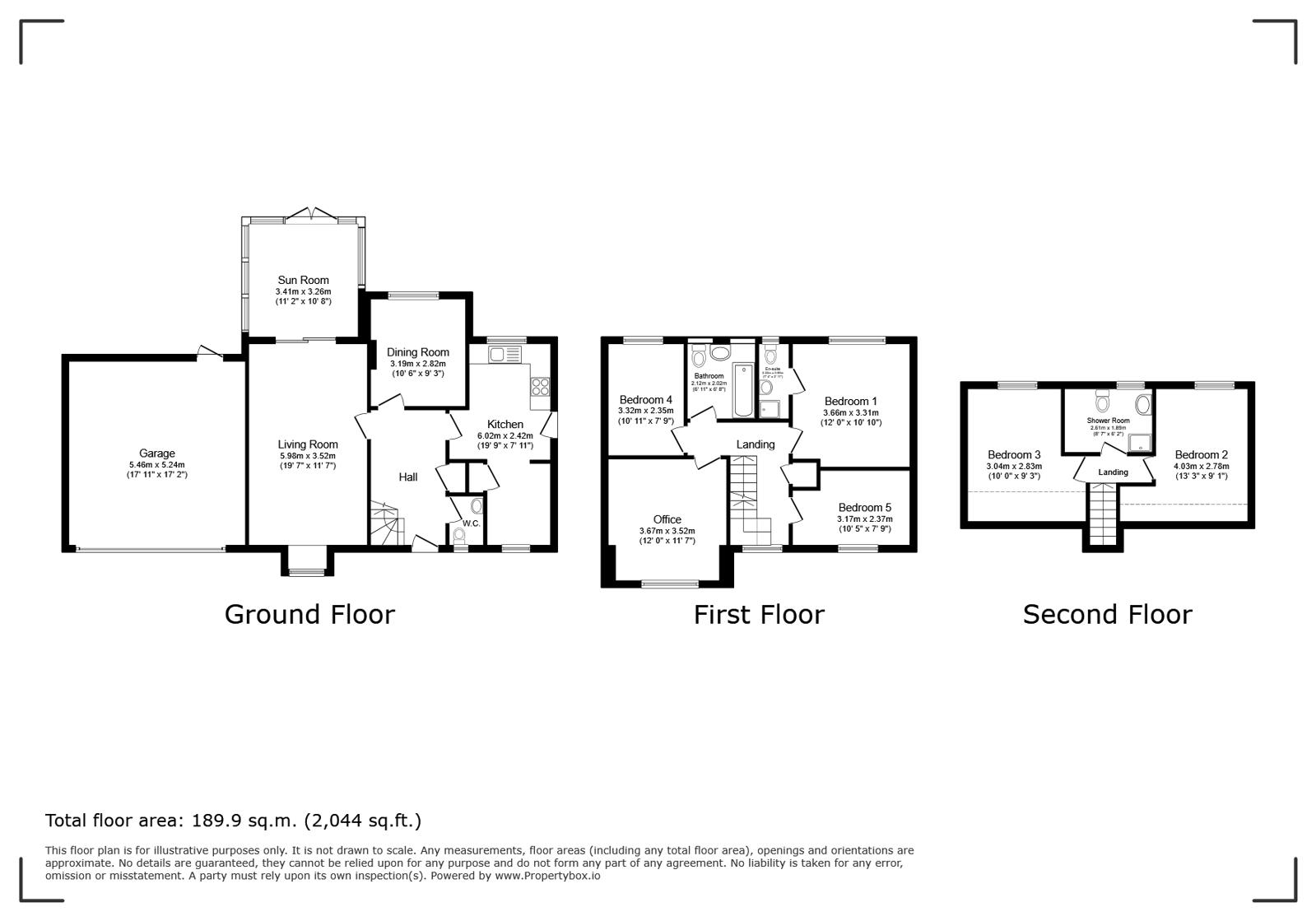 1, Woodland Close, Chelmsford floorplan