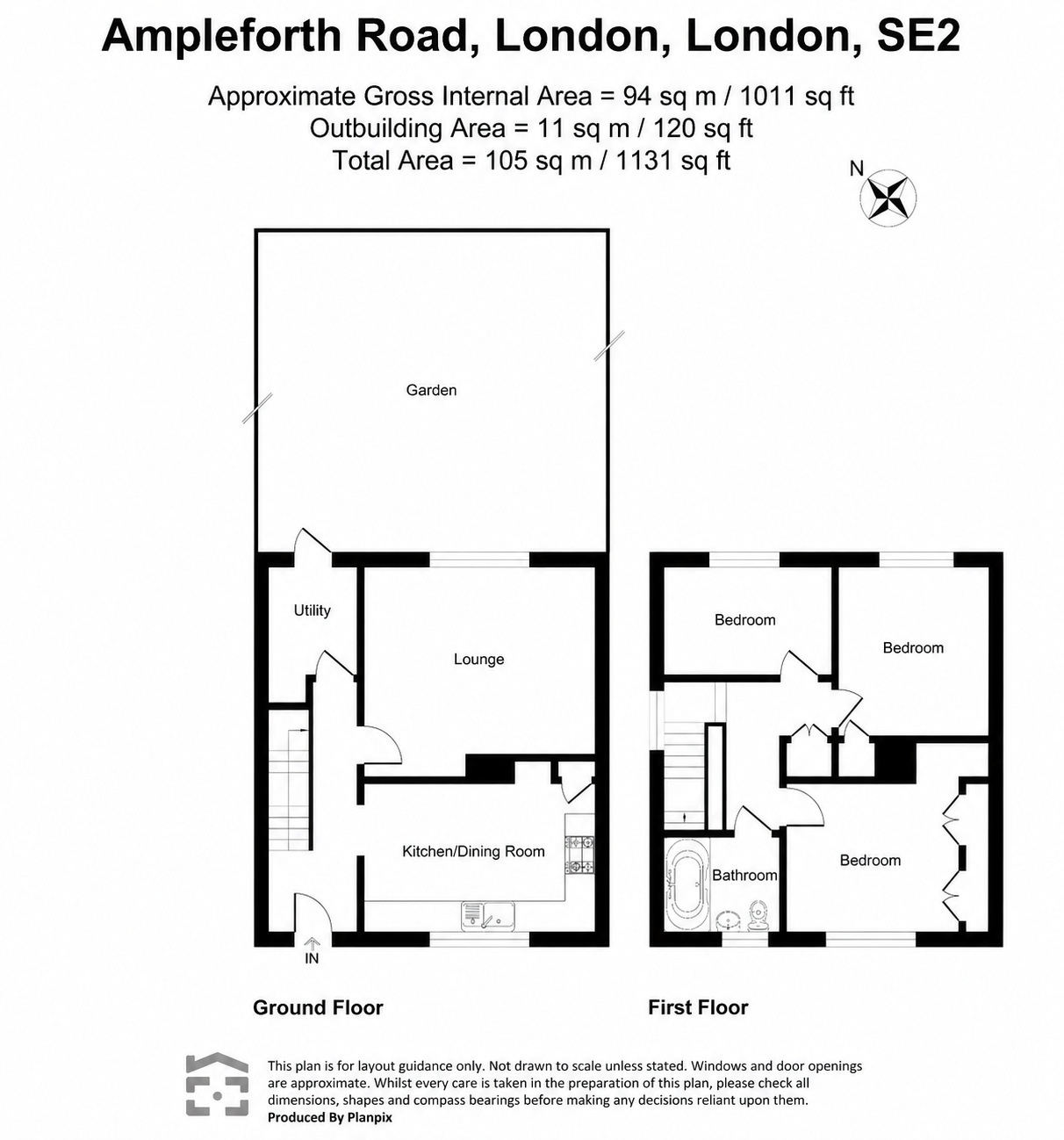 13, Ampleforth Road, Abbey Wood floorplan