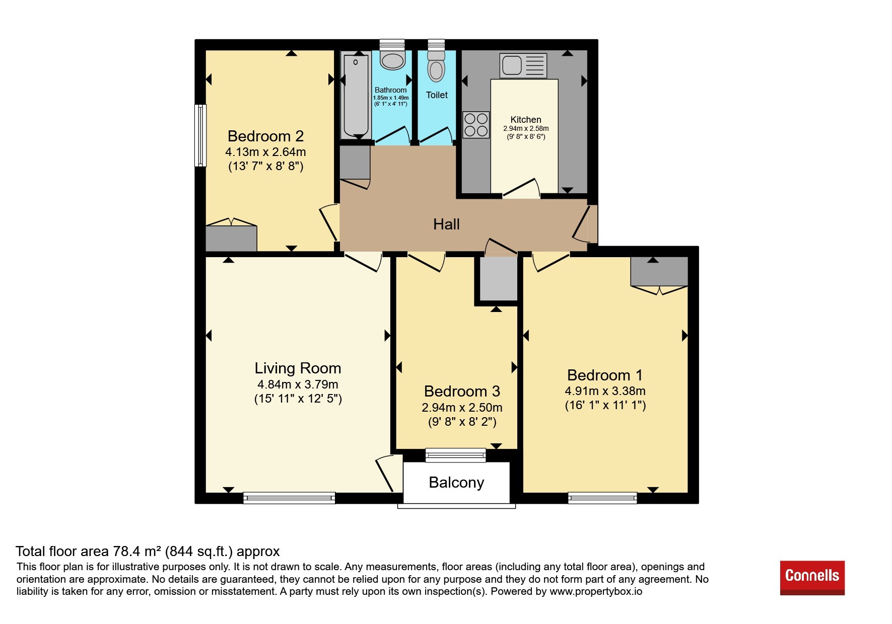 Flat 28, Henley Court, Henley Road, Ipswich floorplan