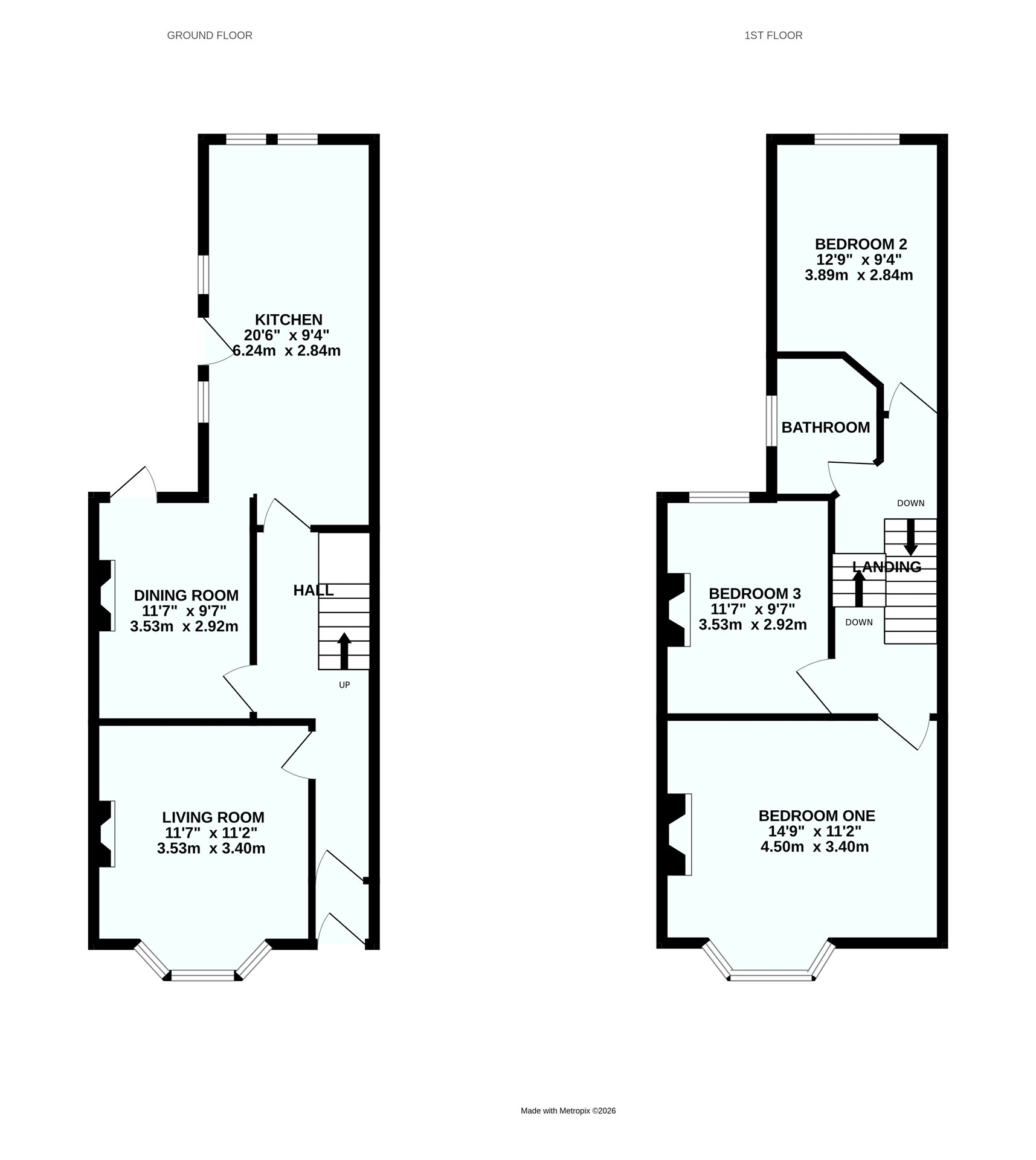 101, Monks Road, Devon floorplan
