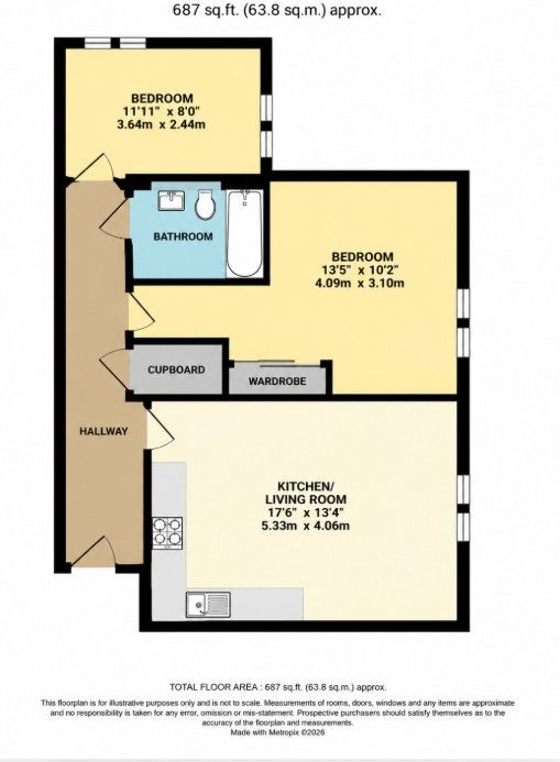 4 Albert Court, The Galleries, Brentwood floorplan