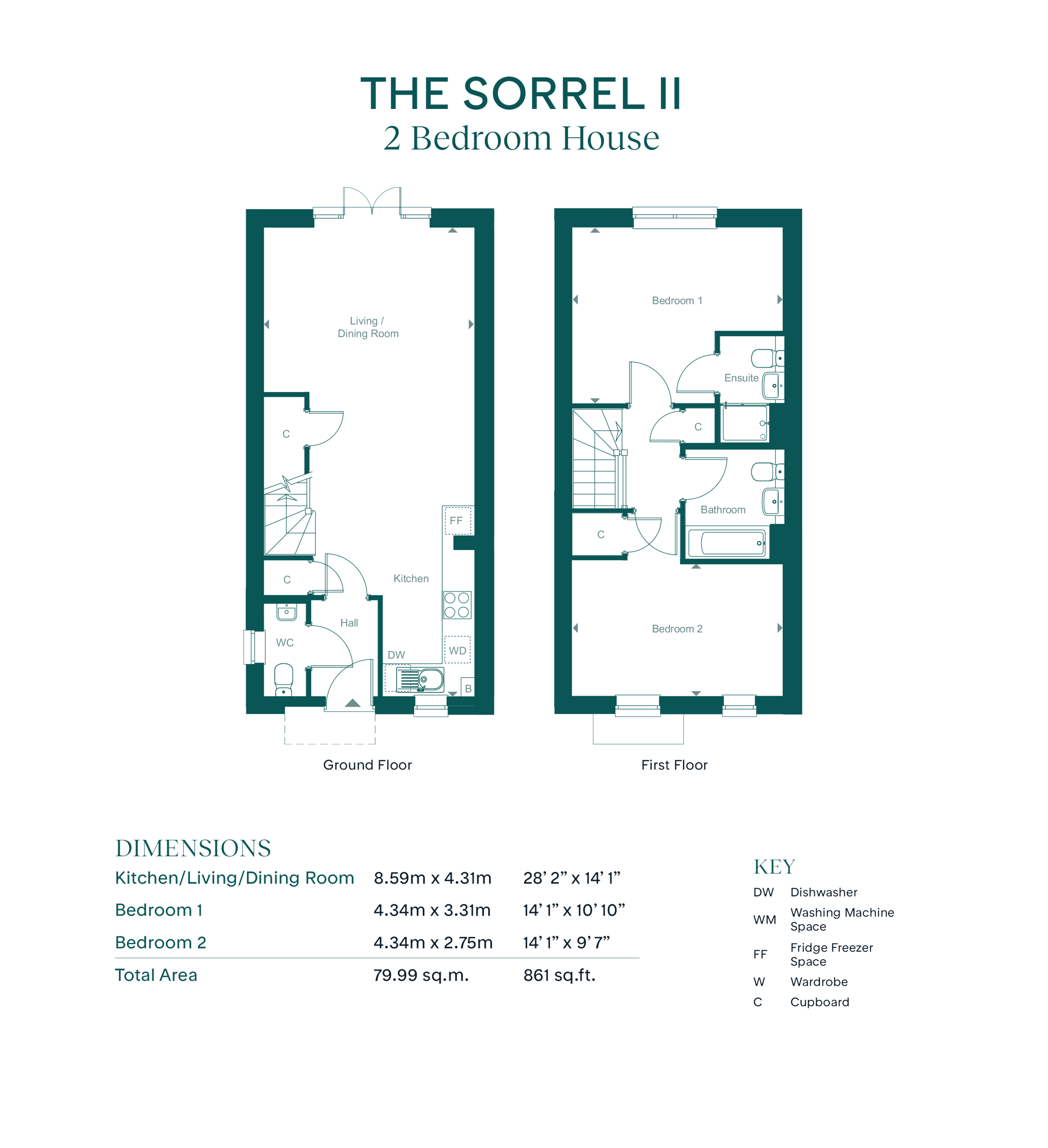 13 Juniper Street - Sorrell 2, Leaf Living  Oakhurst at Brookleigh, Burgess Hill RH15, Burgess Hill floorplan
