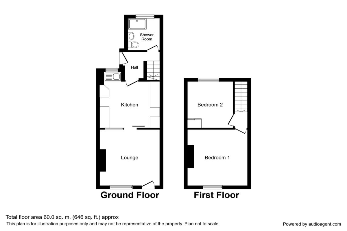 2 Bedrooms Terraced house for sale in Main Street, Overseal, Swadlincote DE12