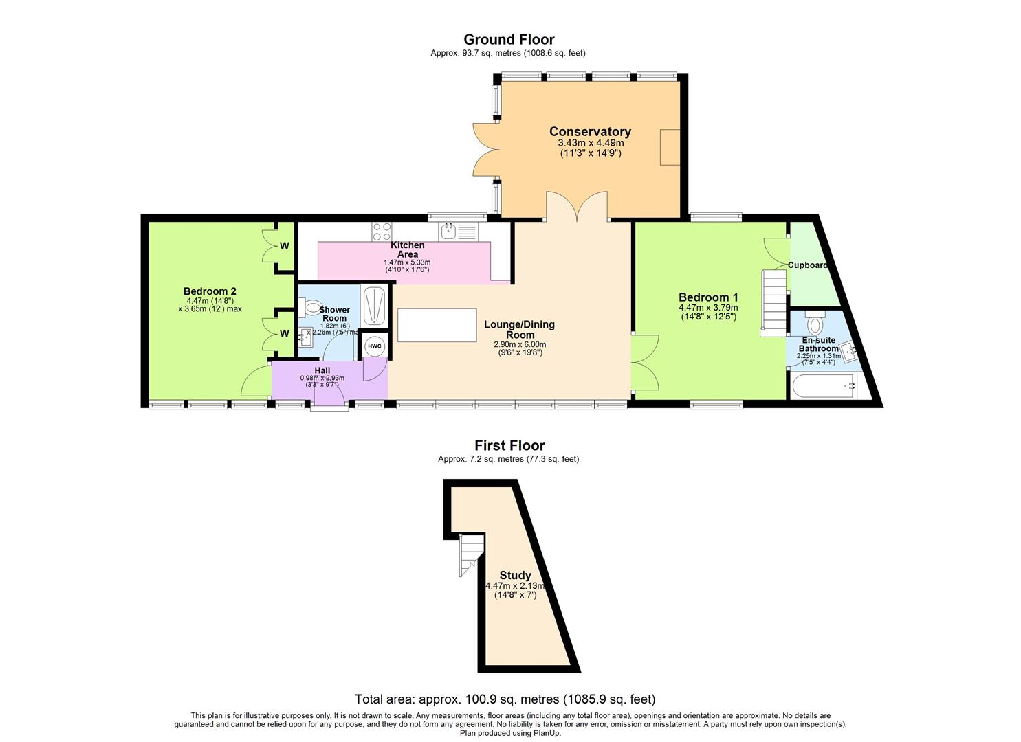 7, Greenhill Farm, Southam floorplan