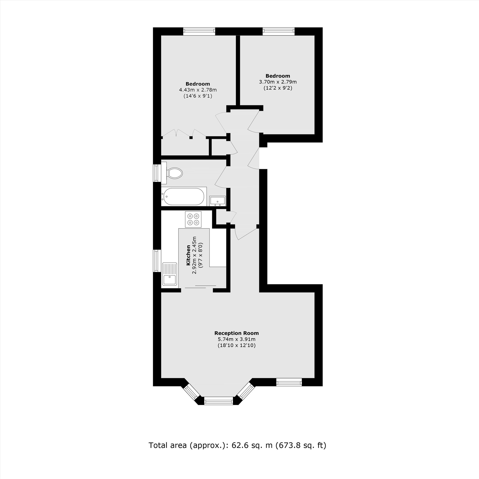 11A, Welldon Crescent, Harrow floorplan