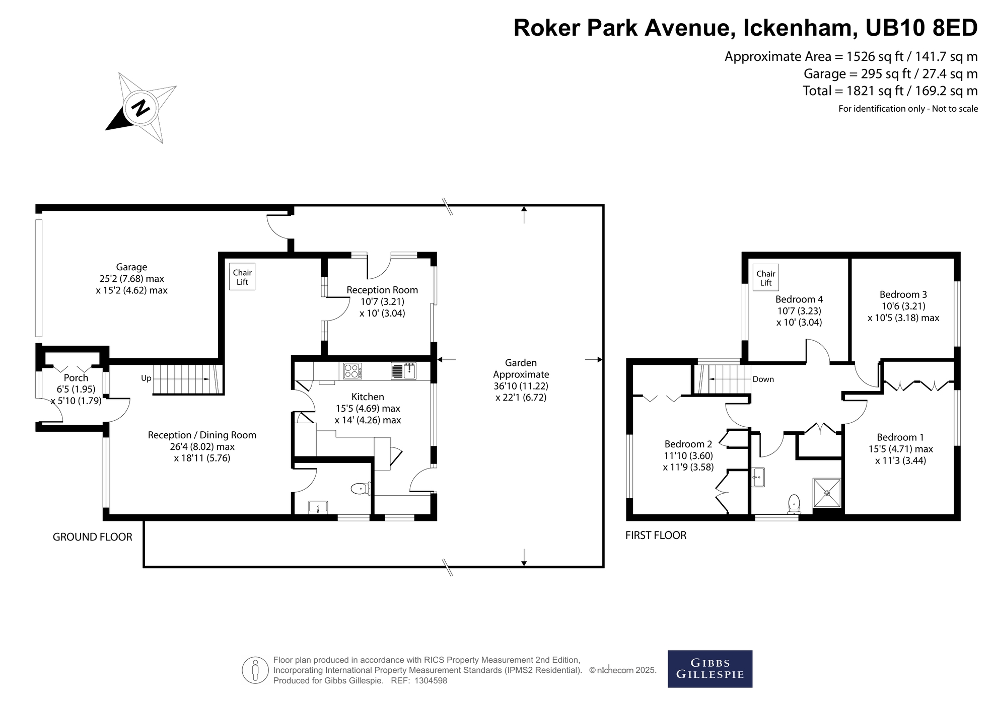 10, Roker Park Avenue, Uxbridge floorplan