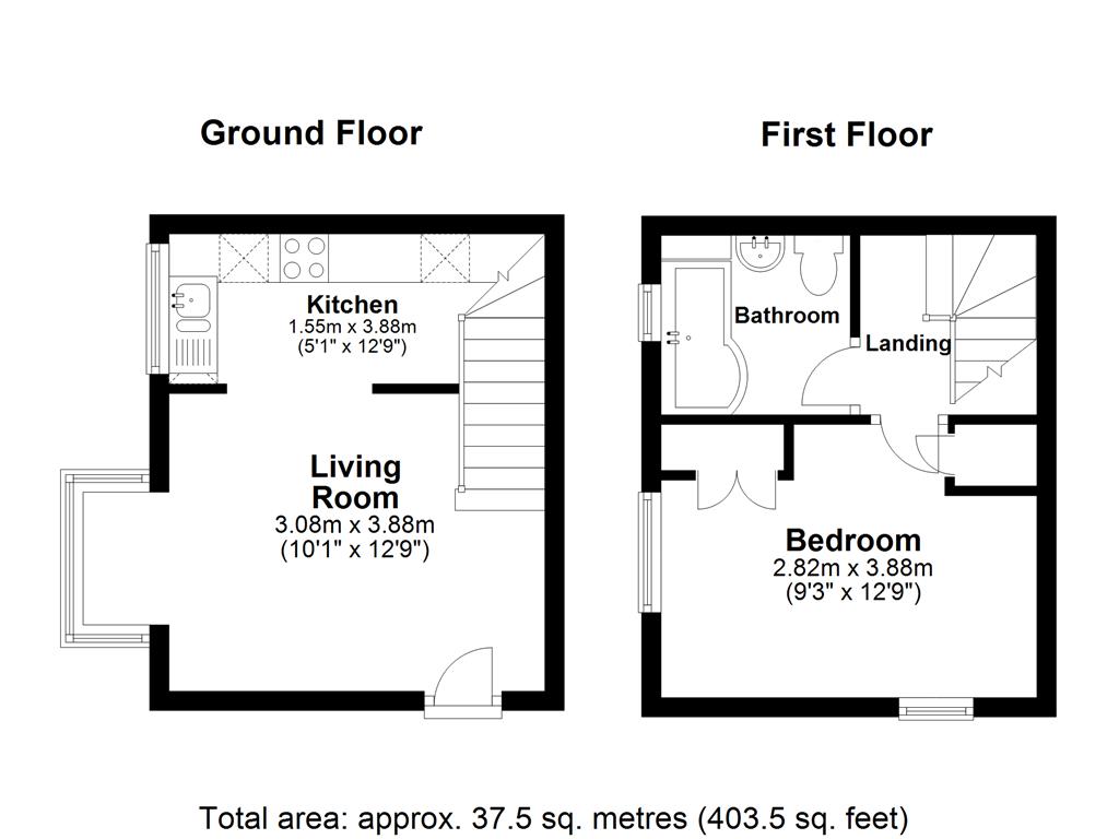Laburnum Road, Sandy, Bedfordshire SG19, 1 bedroom detached house for