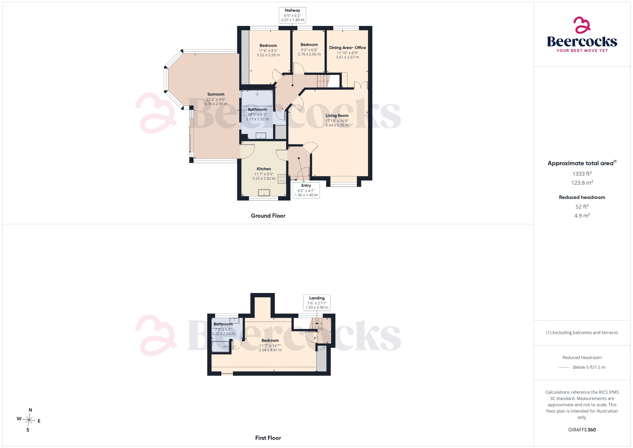 9, Conifer Close, Hull floorplan