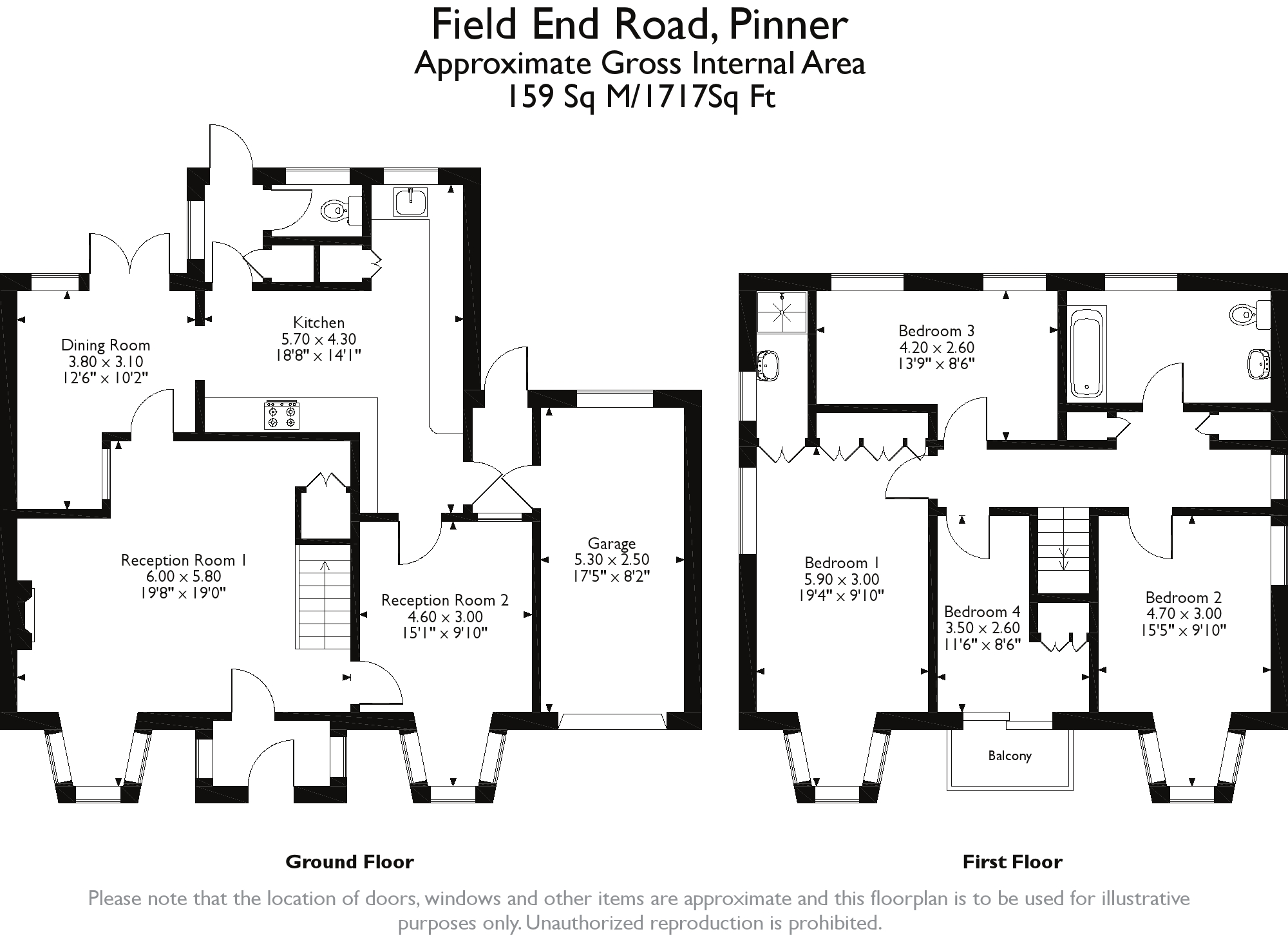 Field End Road, Eastcote, Pinner HA5, 4 bedroom detached house for sale