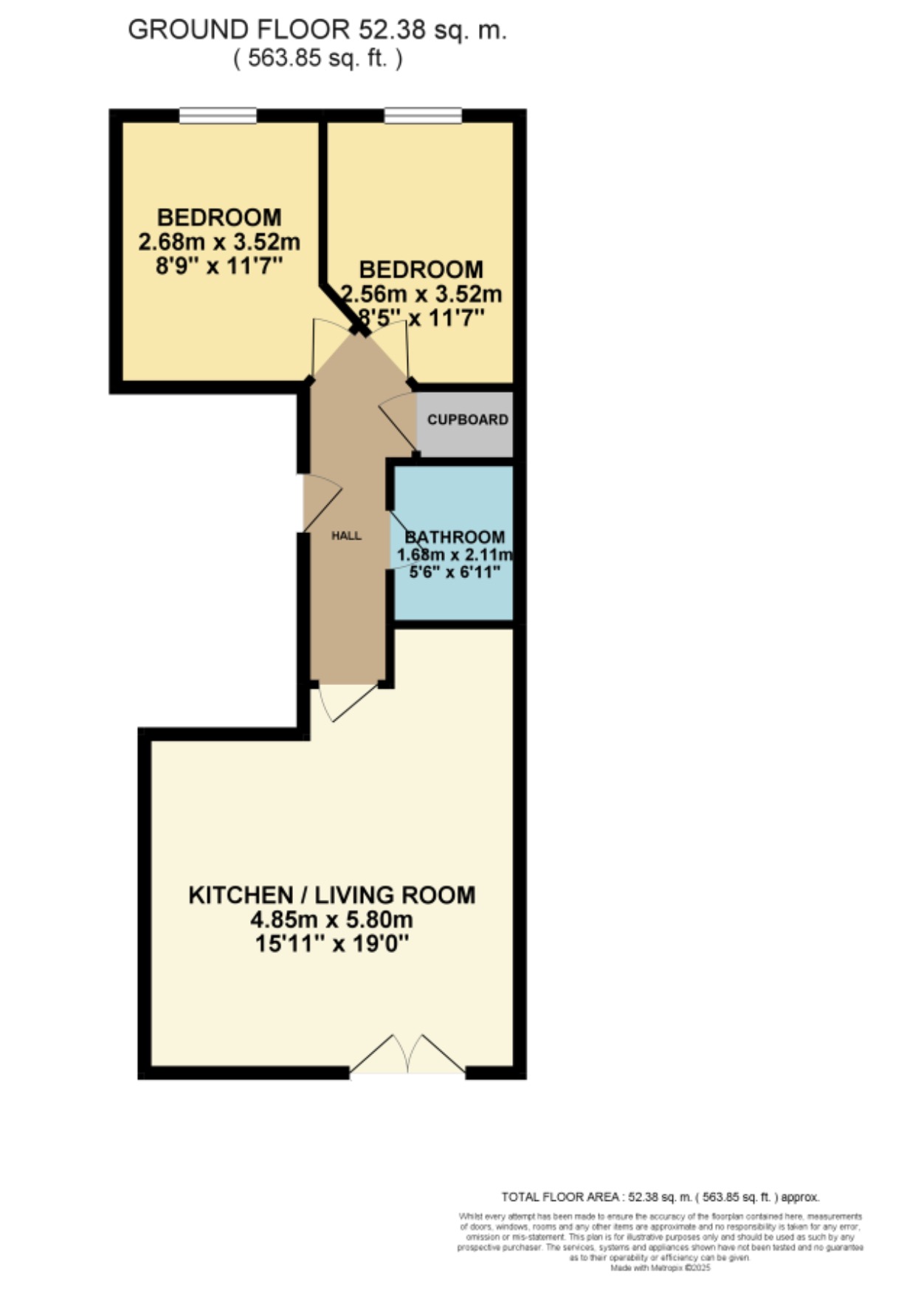 24 Rowe Court, Acton Road, Nottingham floorplan