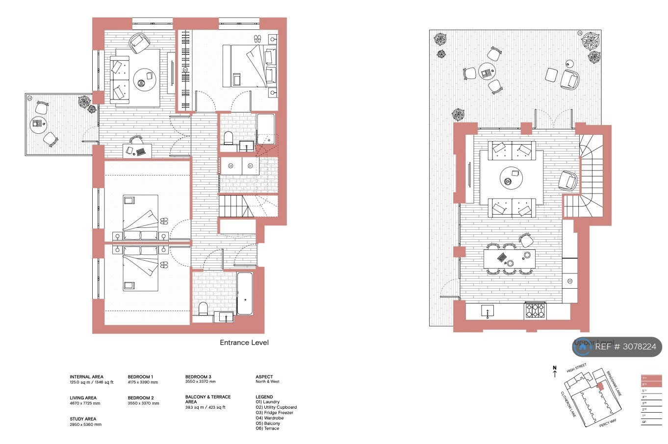 Calville House Bradshaw Yard, Brentford floorplan
