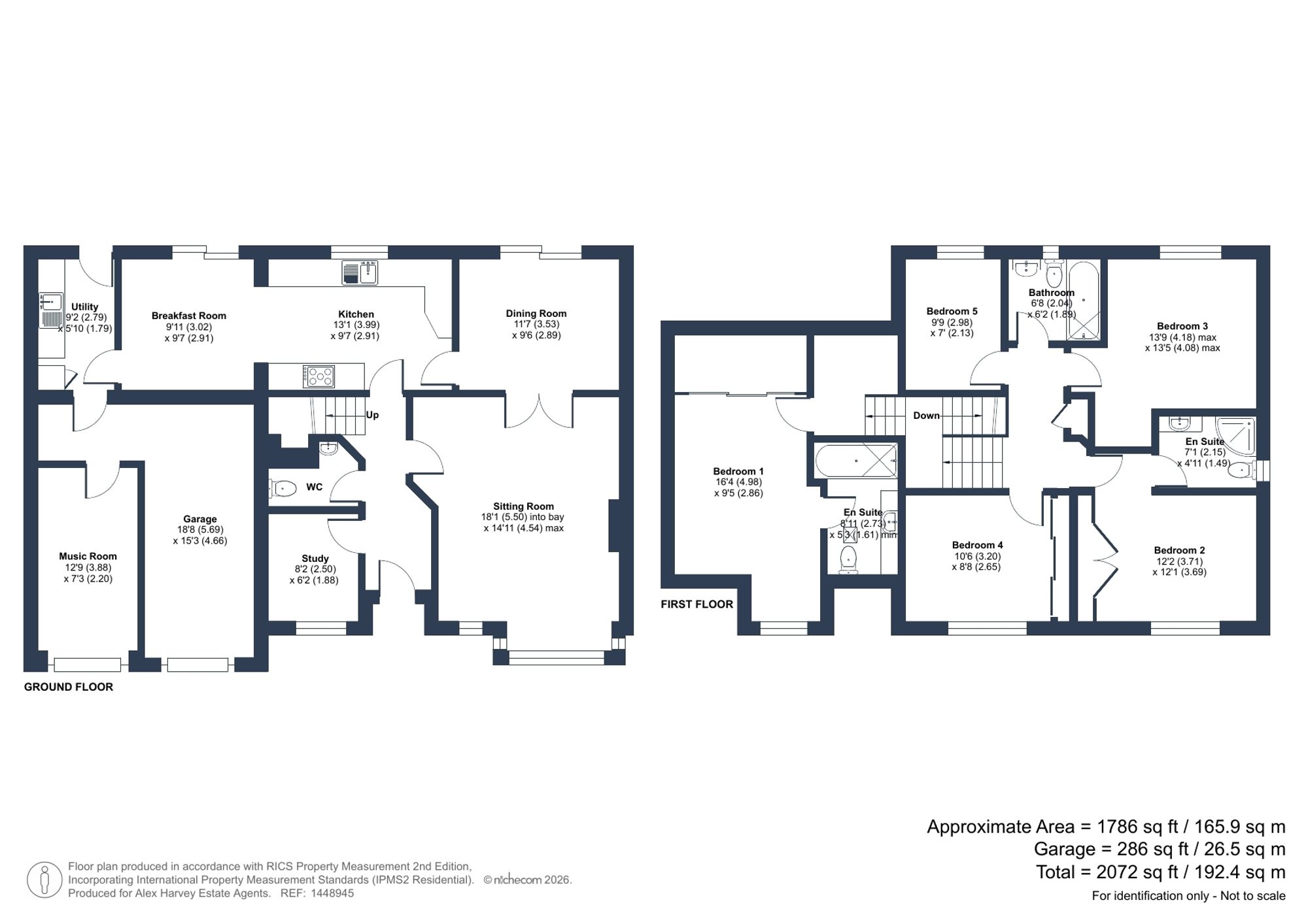 19 Tennyson Close, Horsham floorplan
