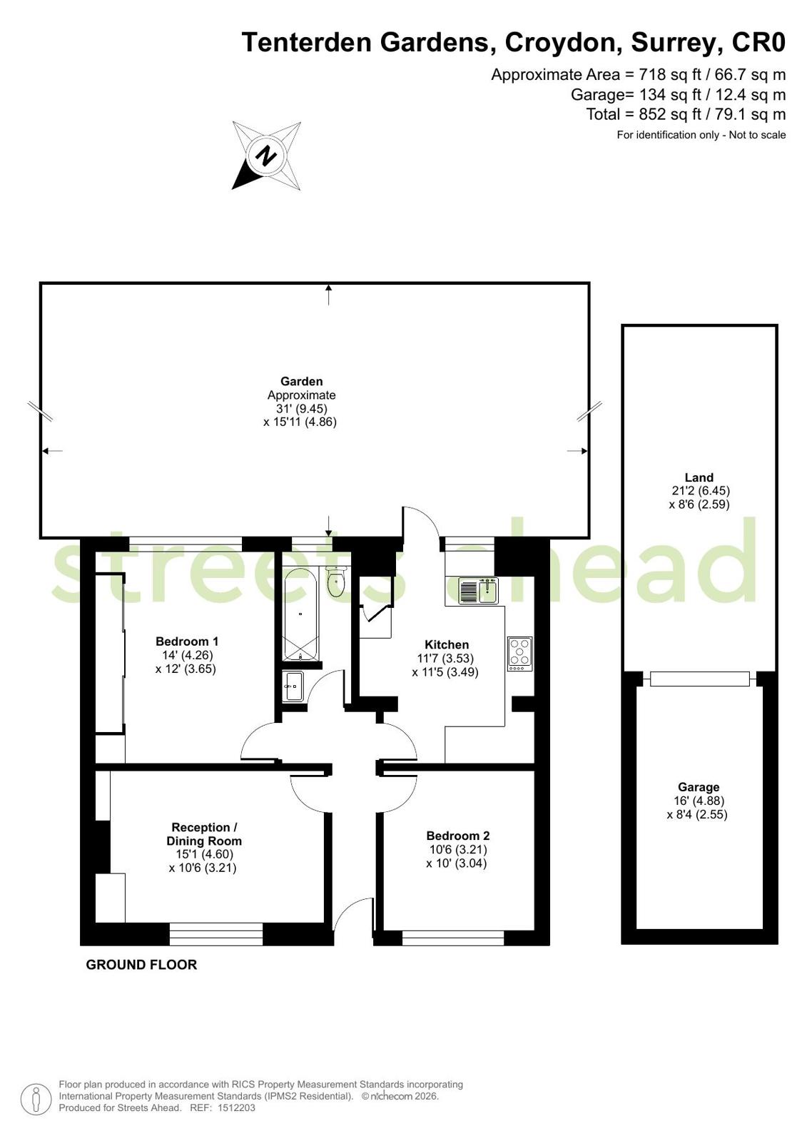 5, Tenterden Gardens, Surrey floorplan