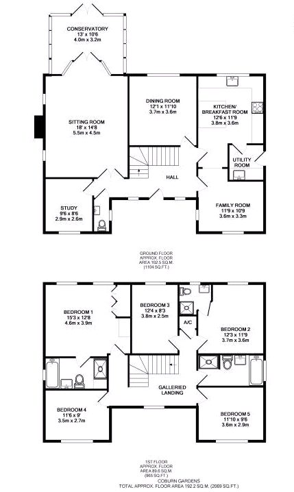 19, Coburn Gardens, Gloucestershire floorplan