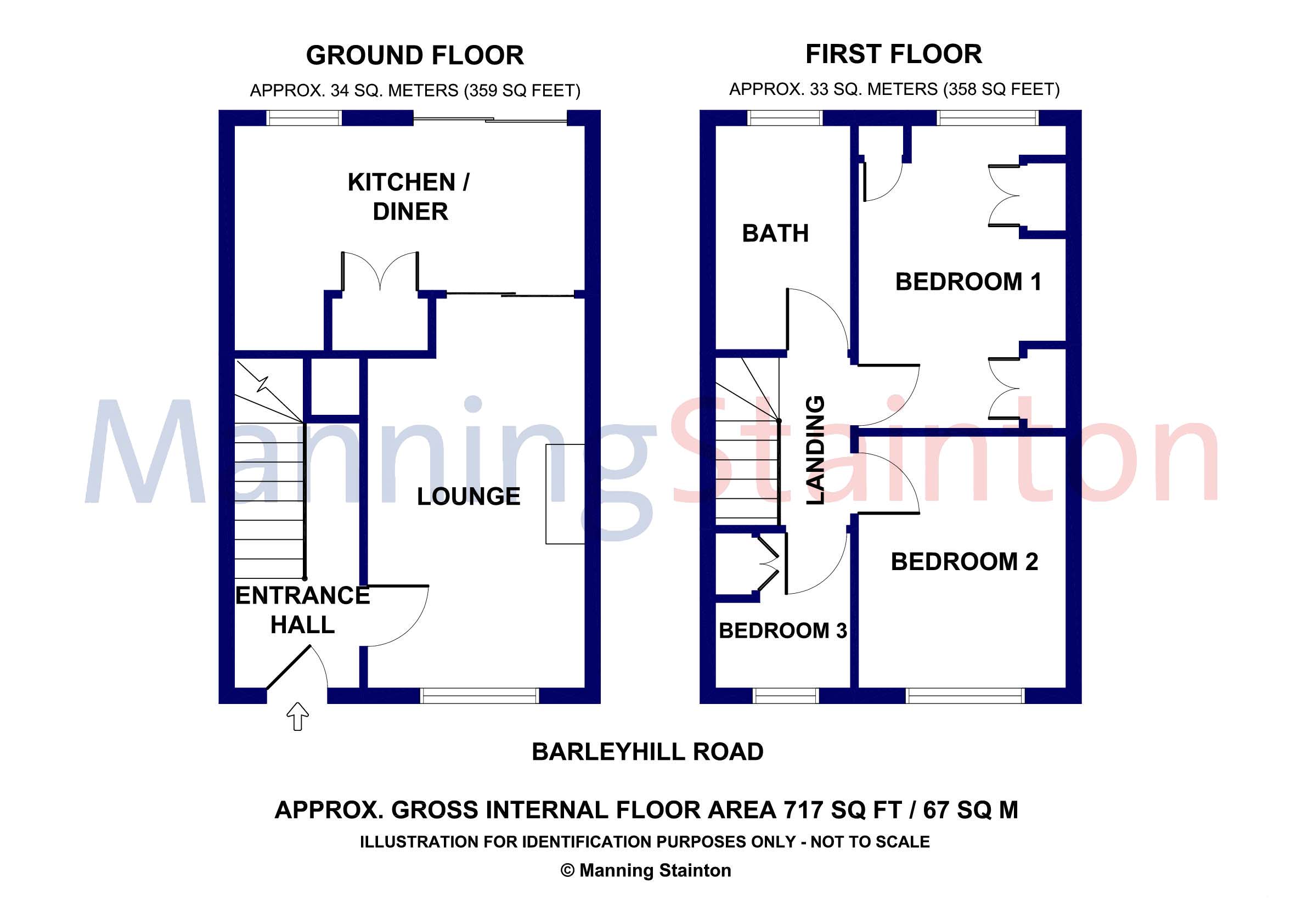 3 Bedrooms Terraced house for sale in Barleyhill Road, Garforth, Leeds, West Yorkshire LS25