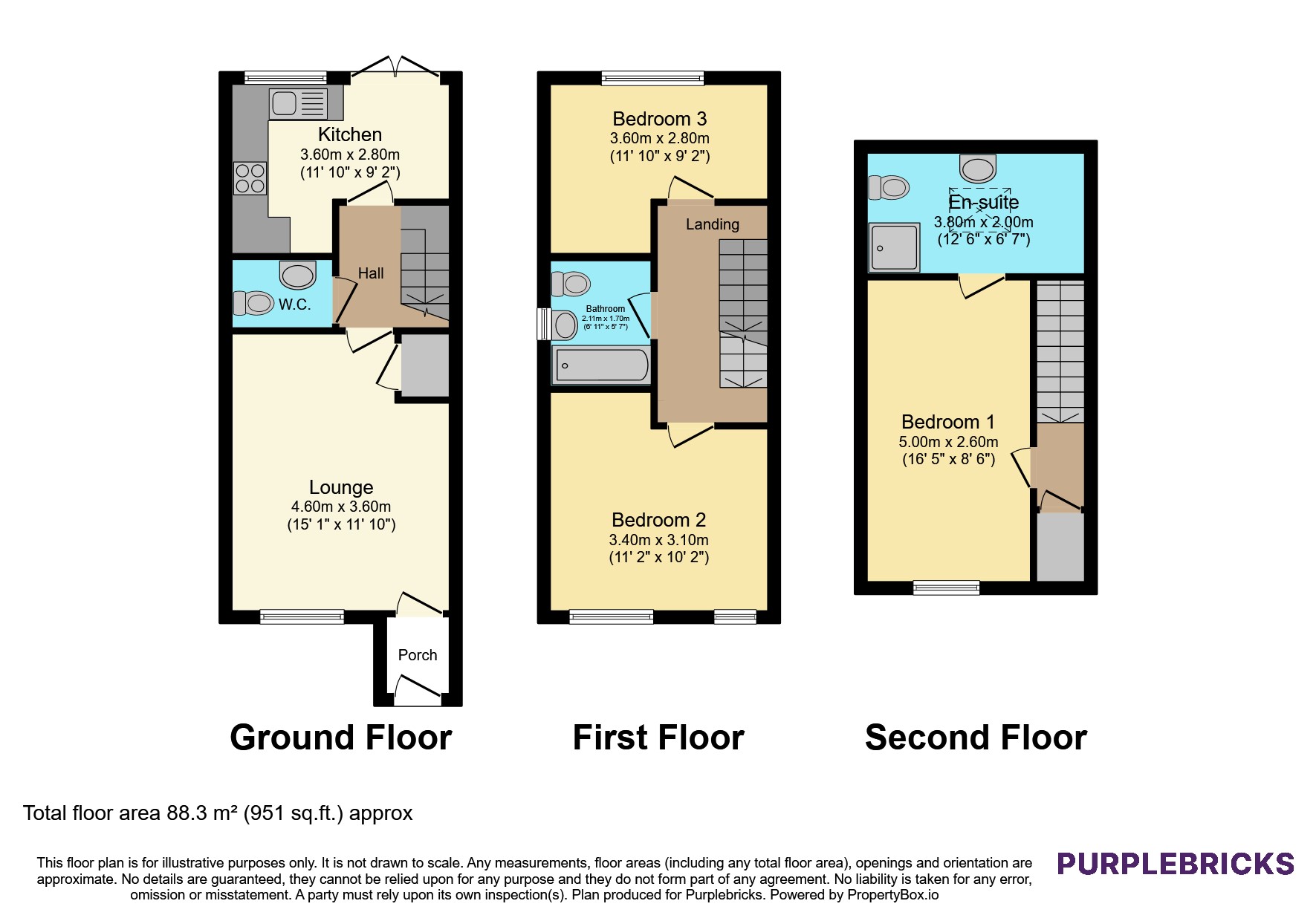 1, Huckleberry Court, Houghton le Spring floorplan