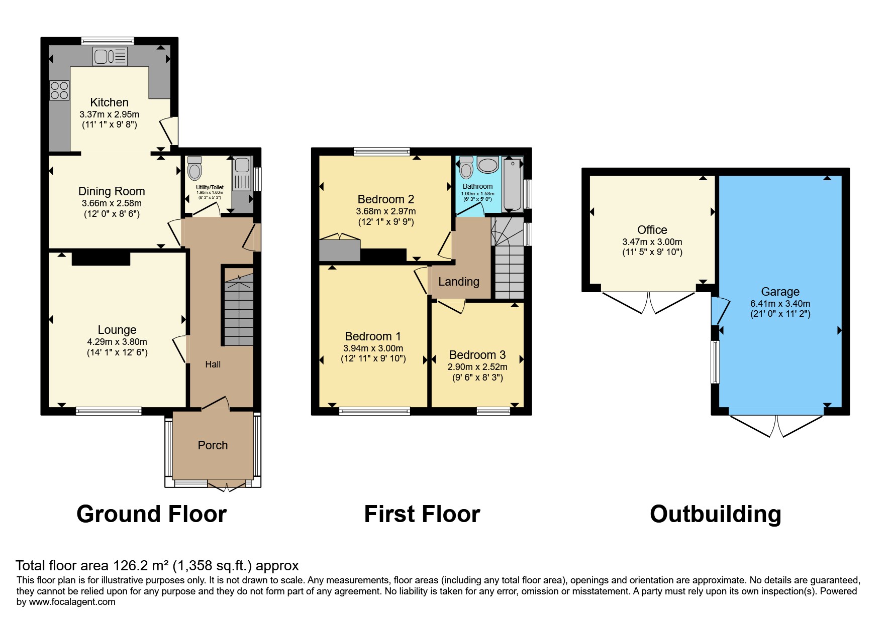 44, Newark Road, Coddington, Newark floorplan