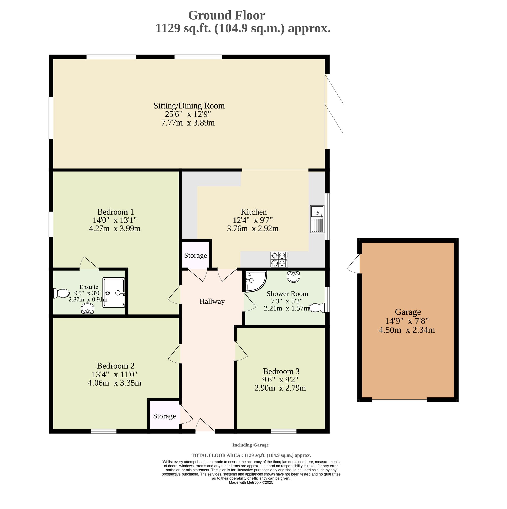 76 Boyd Avenue, Dereham floorplan