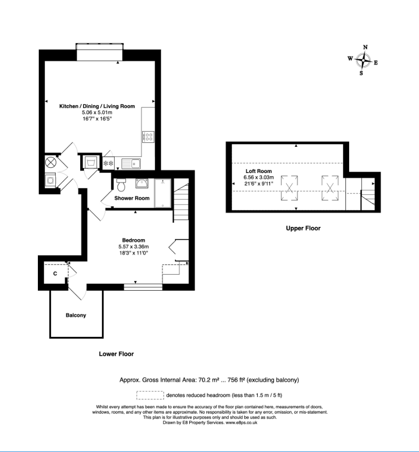 Flat C, 129, High Street, Oxford floorplan