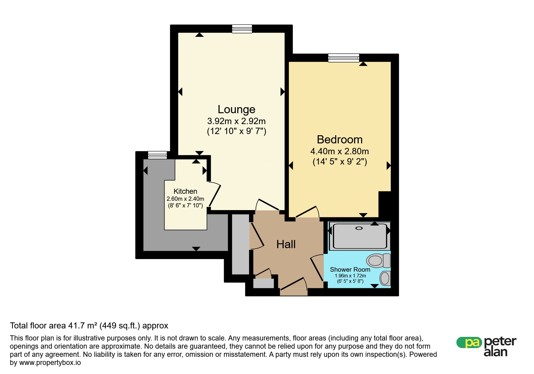 Flat 6, Meridian Court, North Road, Cardiff floorplan