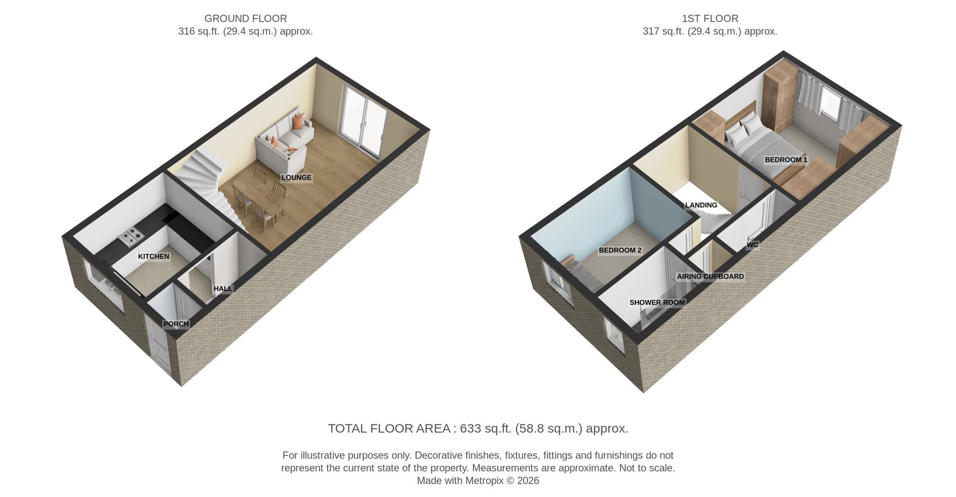 Cobham Close, Sidcup floorplan