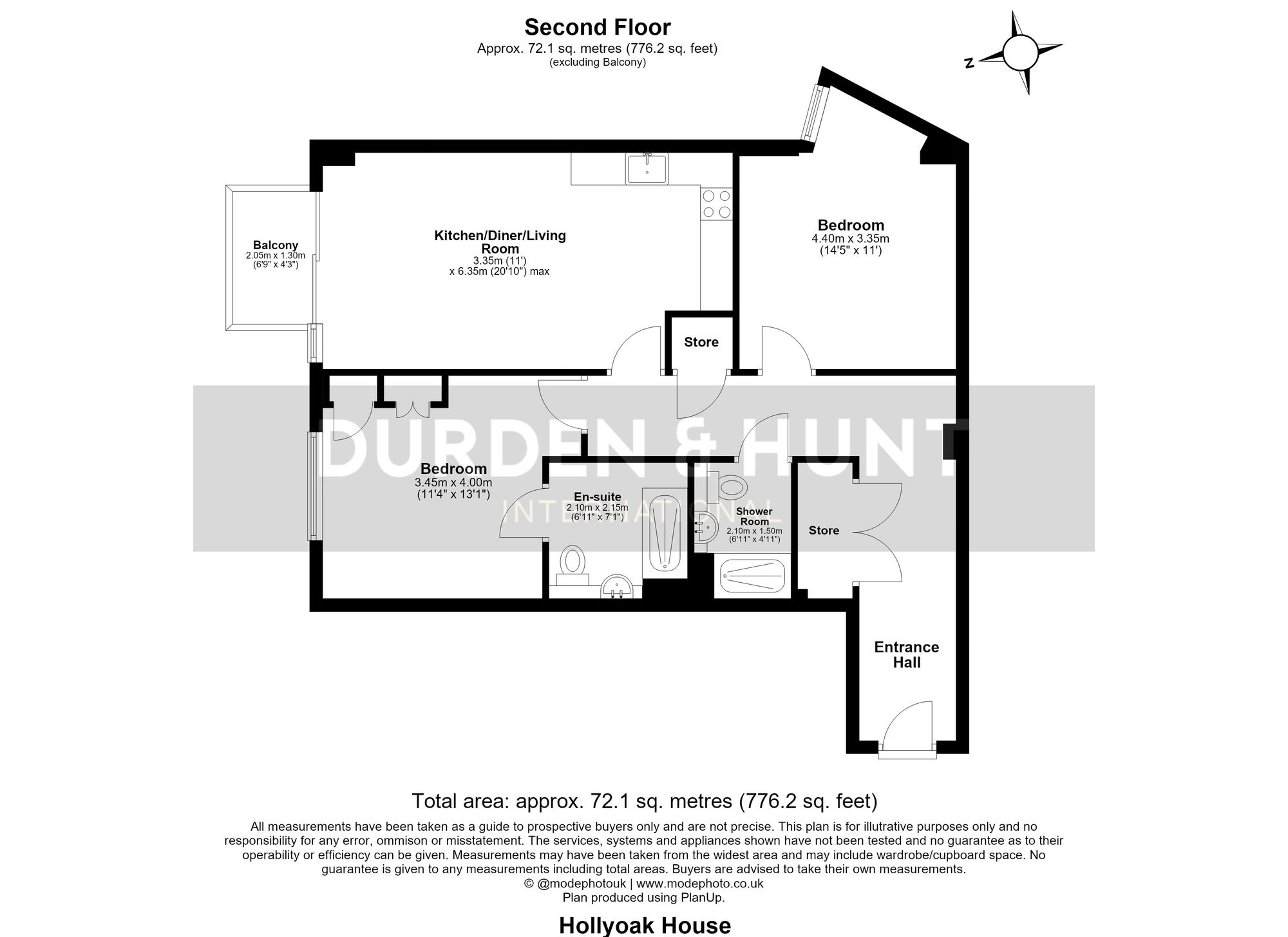 Flat 20, 256 High Road, Loughton floorplan