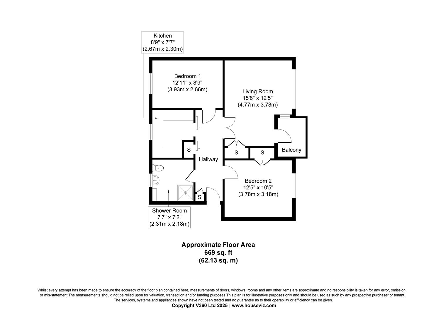 Flat 8, Rogers House, Rusholme Avenue, Dagenham floorplan
