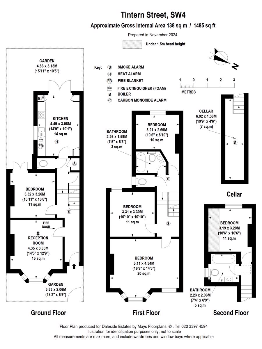 6A, Tintern Street, London floorplan