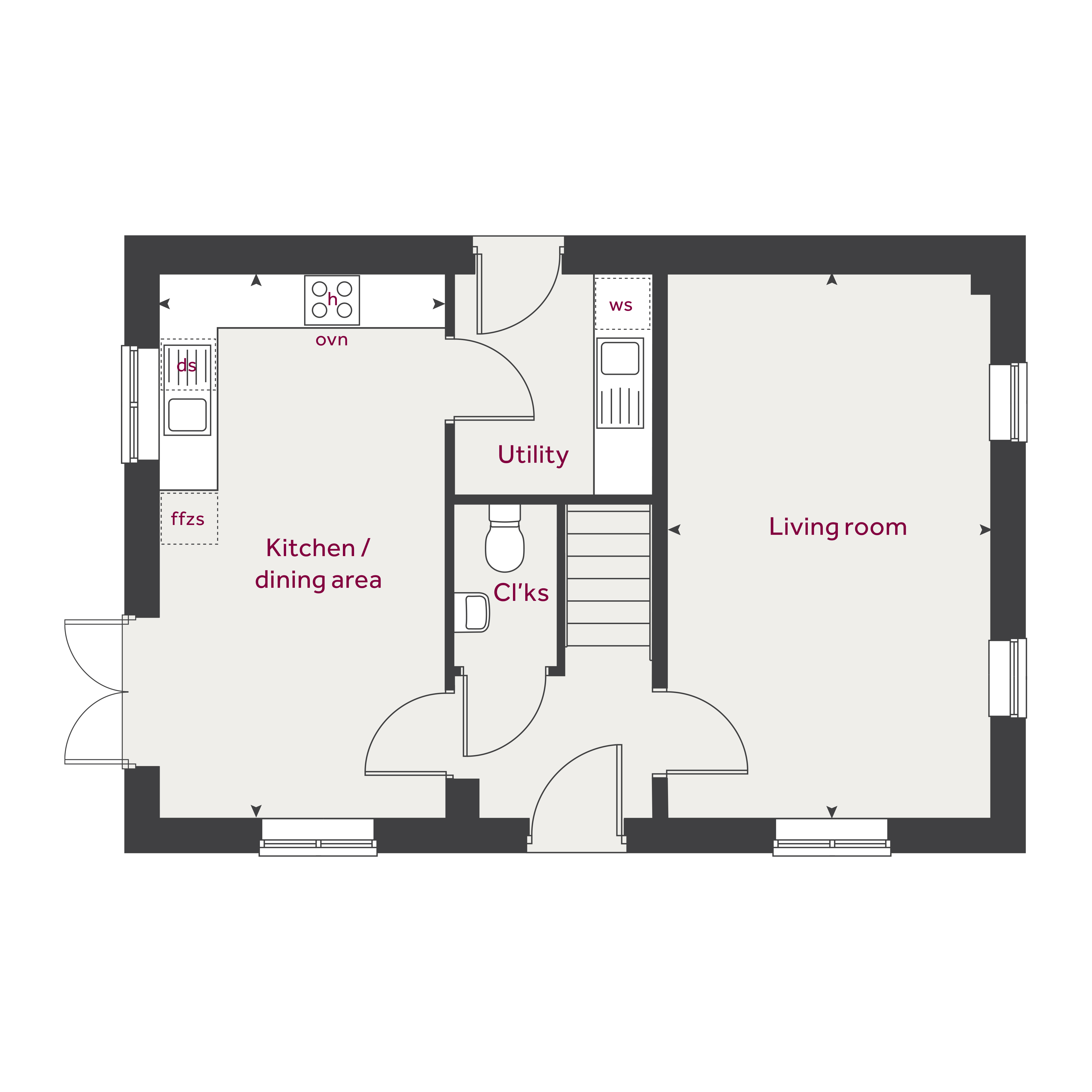 h112, Flowers Lane, Leighton West, Crewe floorplan