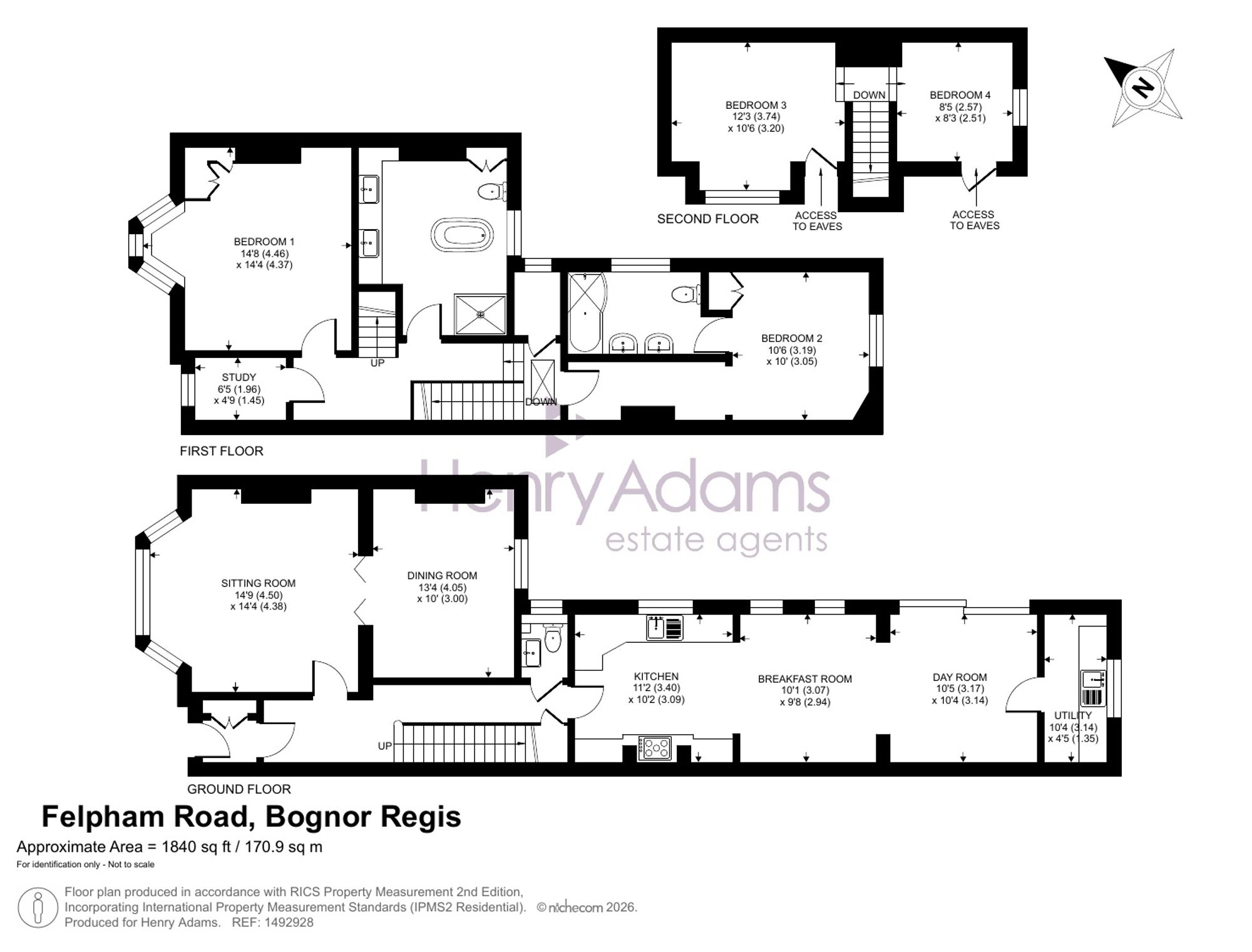 Candle Villa, 8 Felpham Road, Bognor Regis floorplan
