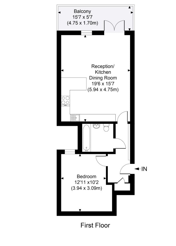 Chatfield Road, London floorplan