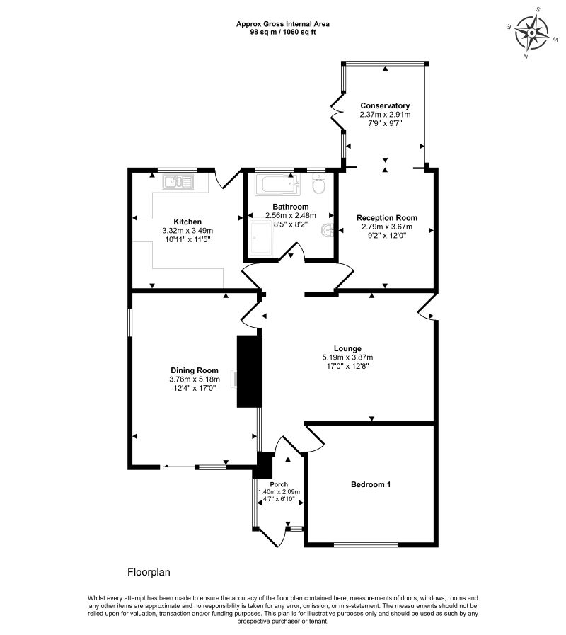 10, Ferrara Close, Barnsley floorplan