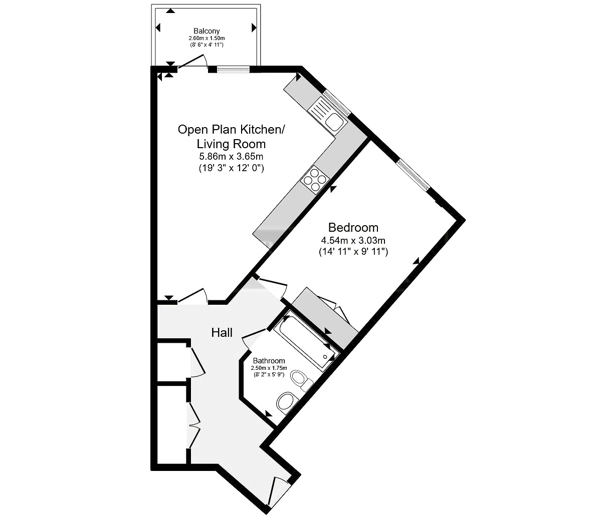 Flat 5, Blue Bell Court,, Sovereign Way, Kent floorplan