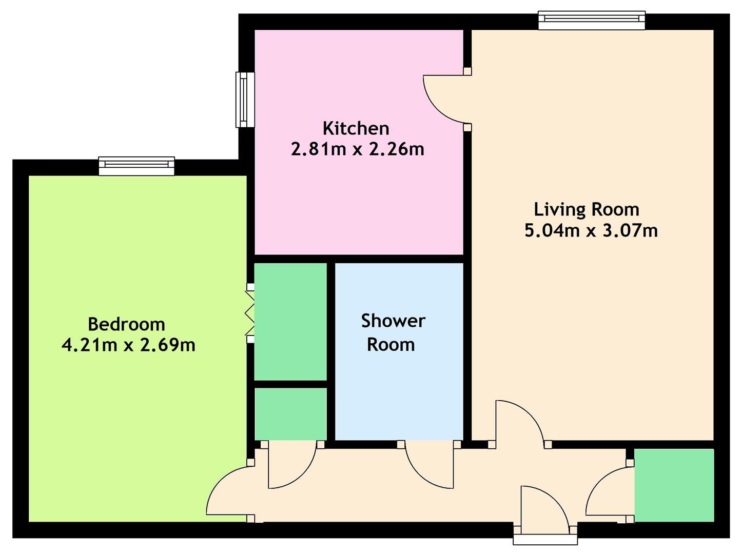 Flat 17, Restway Wall,, Garden City Way, Chepstow floorplan