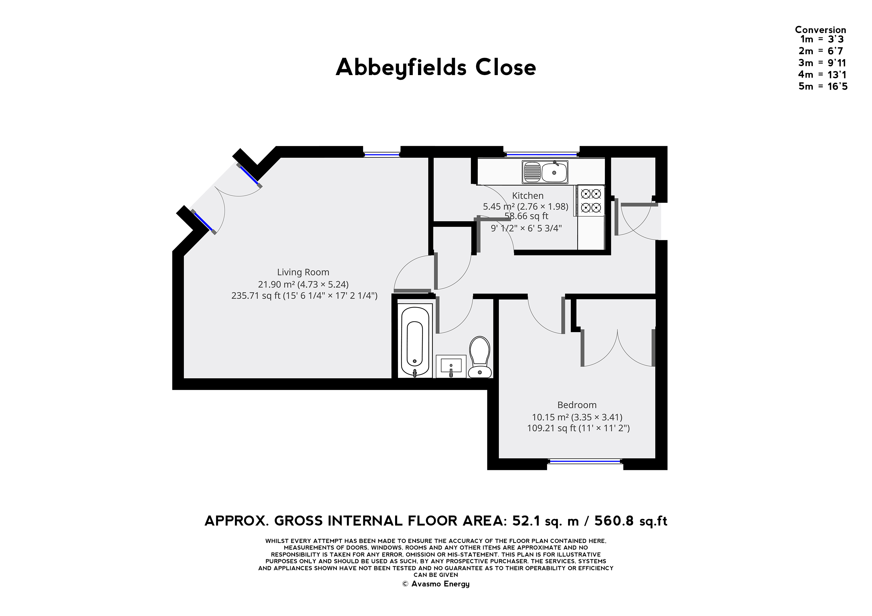 1 Bedrooms Flat to rent in Abbeyfields Close, London NW10