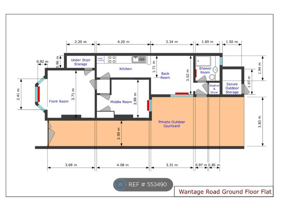 2 Bedrooms Flat to rent in Wantage Road, Reading RG30