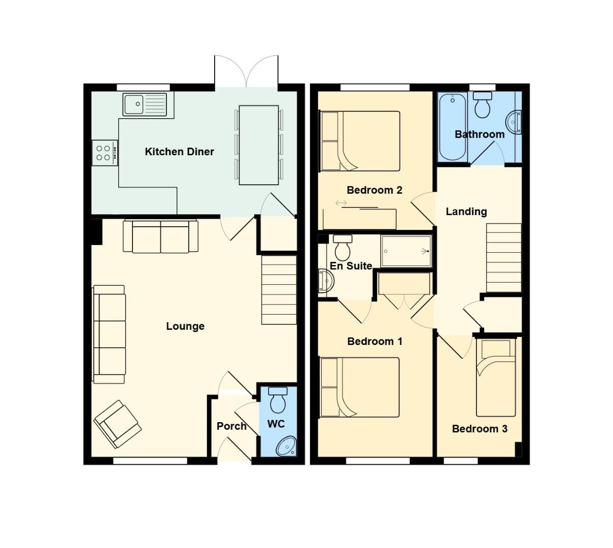 29, Tasker Square, Cardiff floorplan