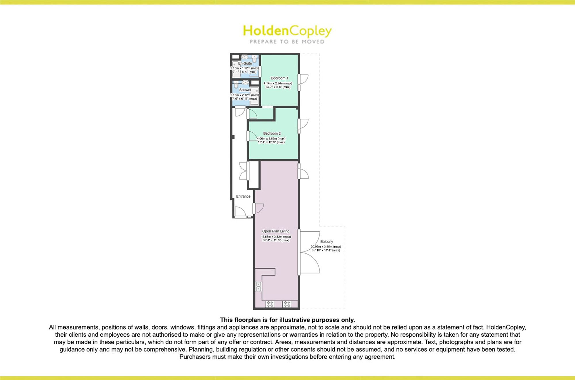 Penthouse, Rock Valley, Nottingham floorplan