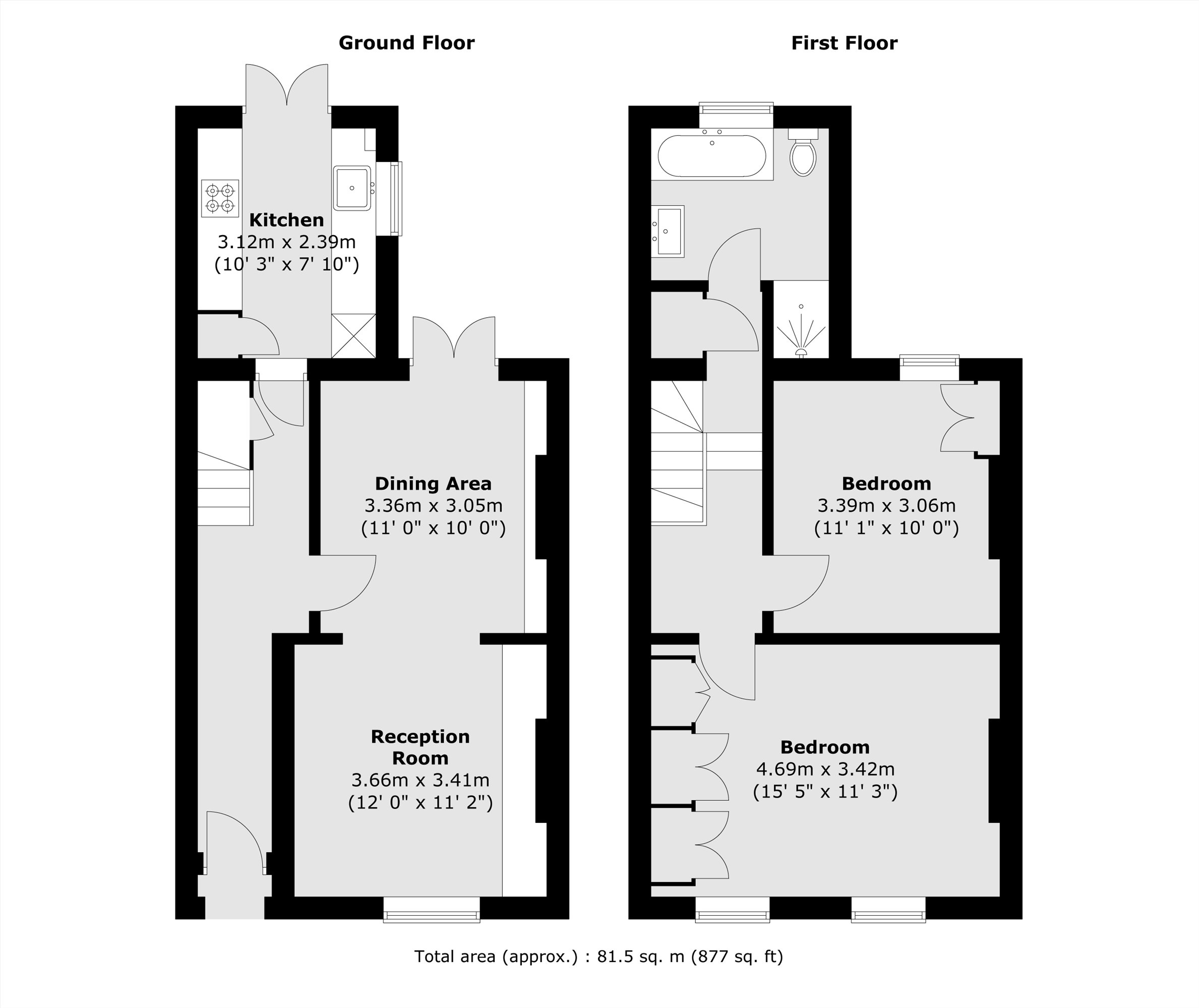 81, Hatcham Park Road, London floorplan