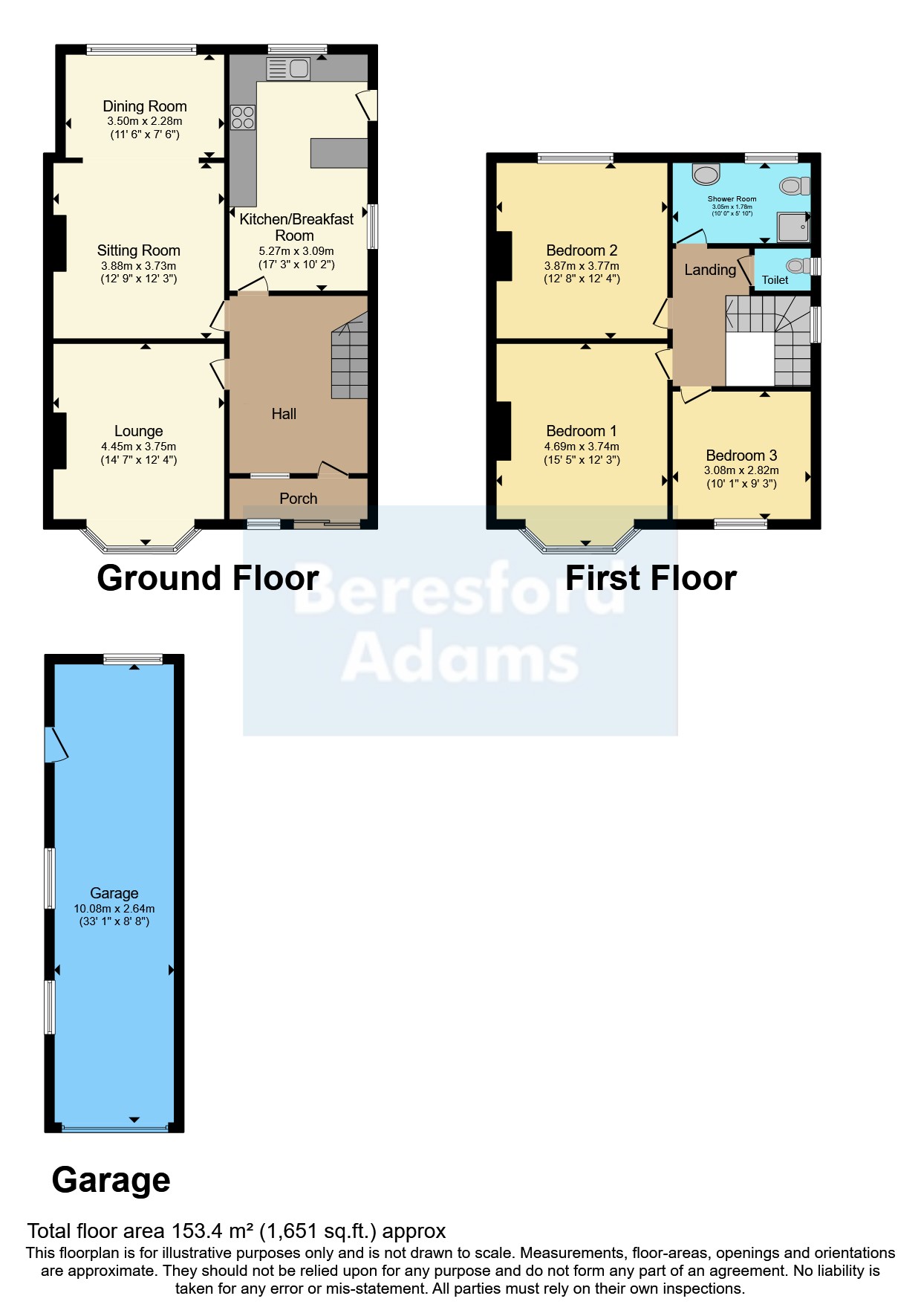 20, Warren Drive, Conwy floorplan