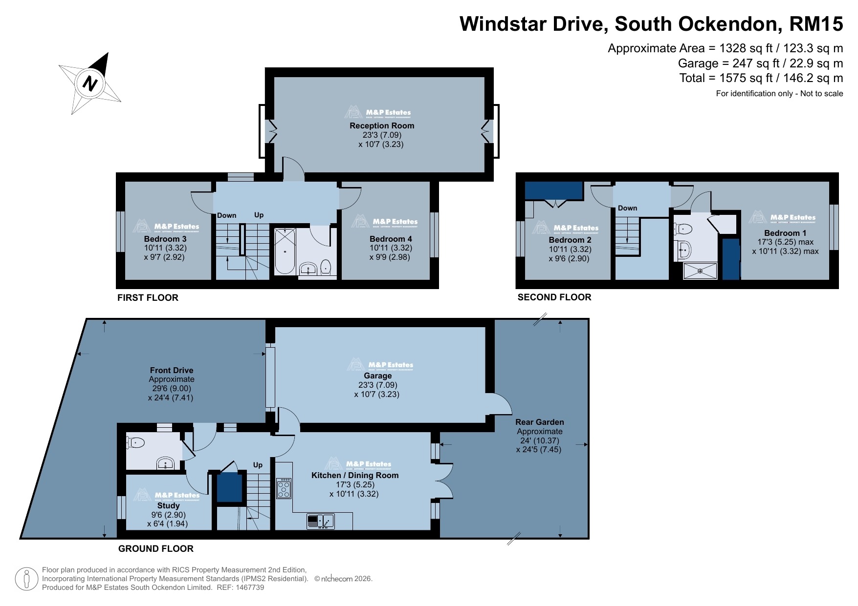 22 Windstar Drive, South Ockendon, Essex floorplan
