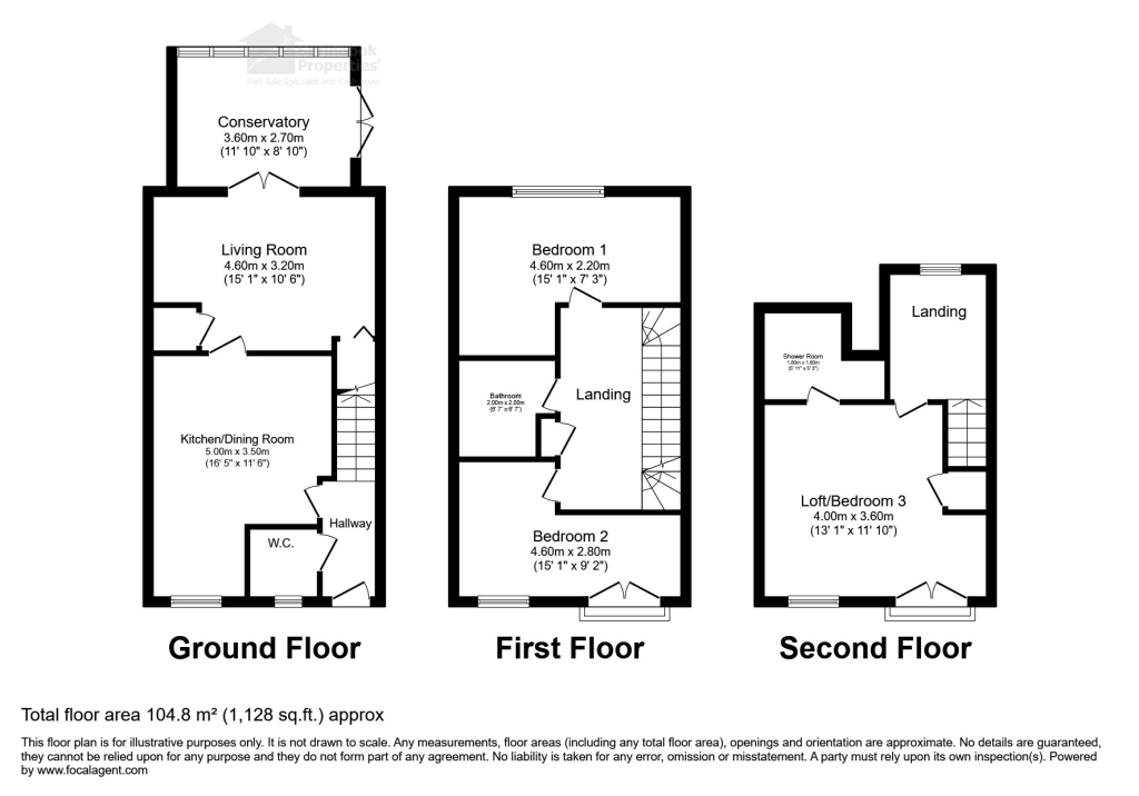 25, Kestrel Way,, Pontefract floorplan