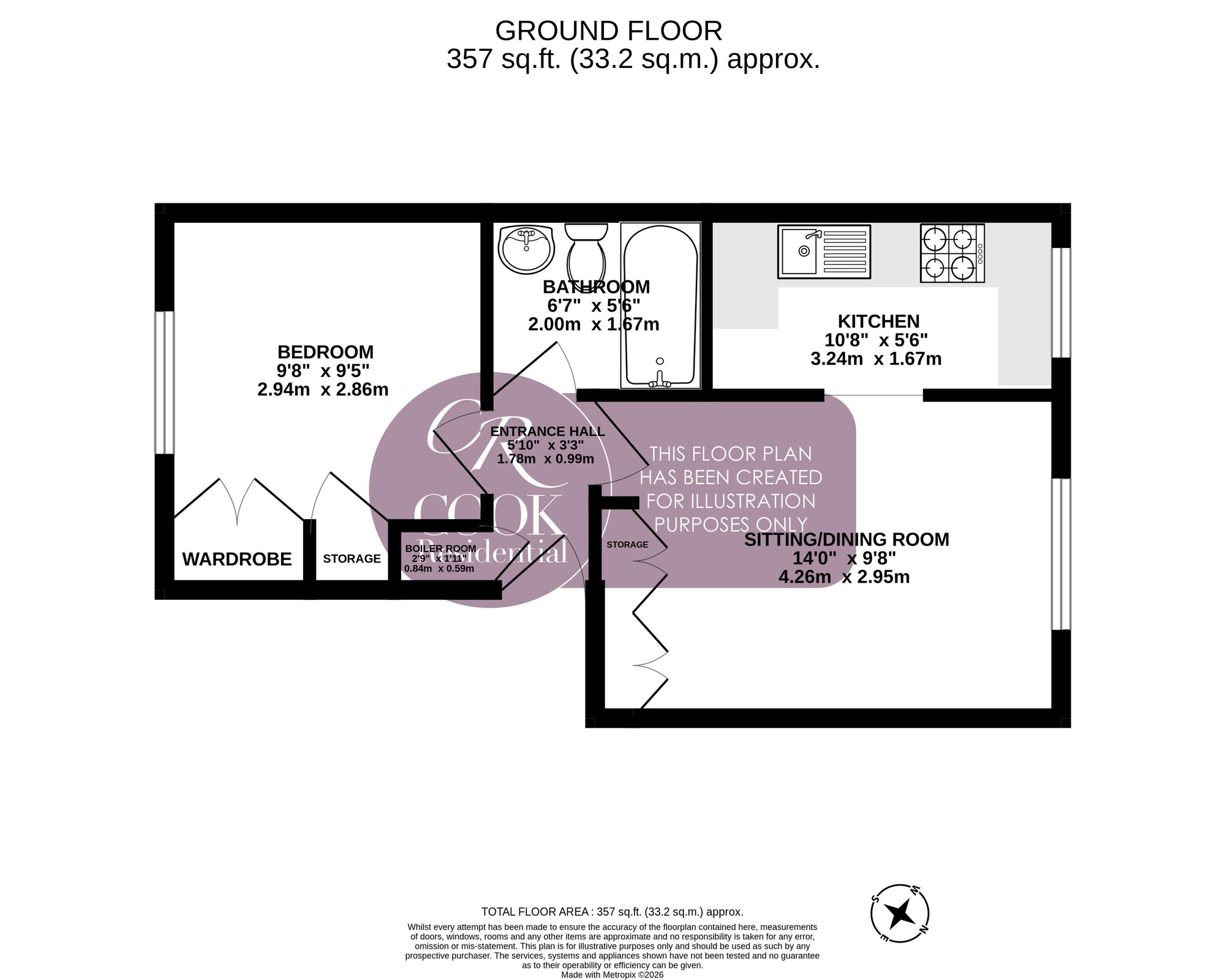 53 Coppice Gate, Cheltenham floorplan