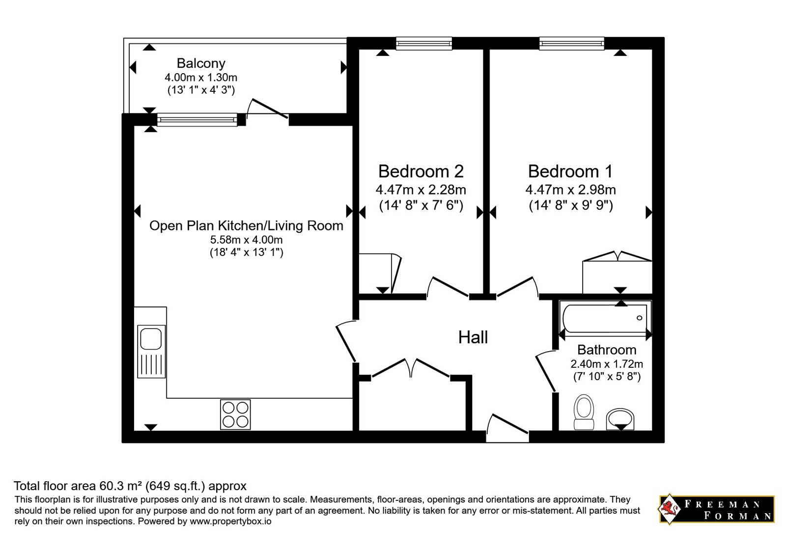 Flat 6, Blue Bell Court,, Sovereign Way, Kent floorplan