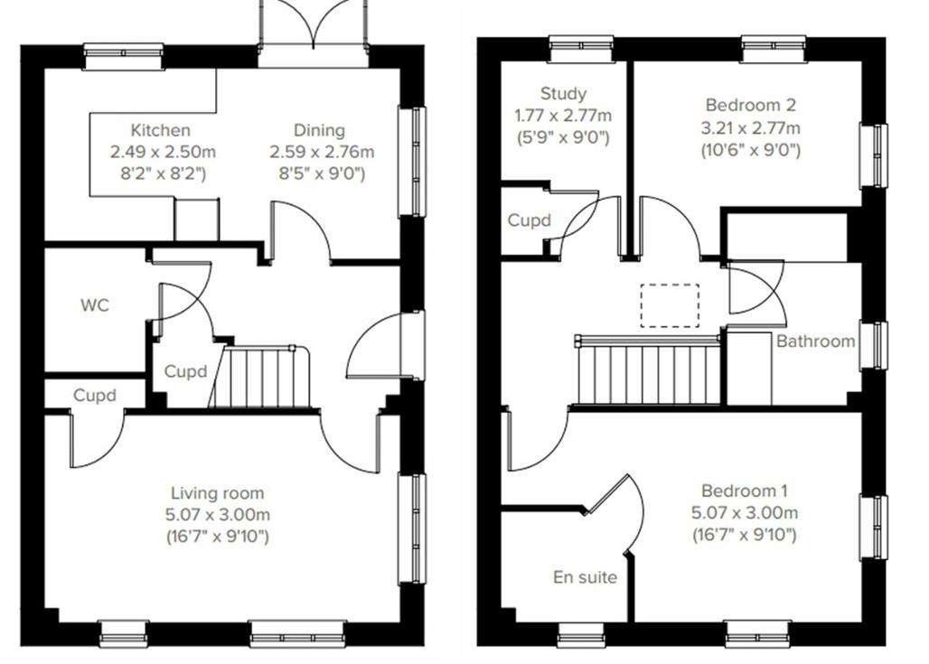 The Deepdale, Plot 112, Trevithick Manor Park, Newquay floorplan