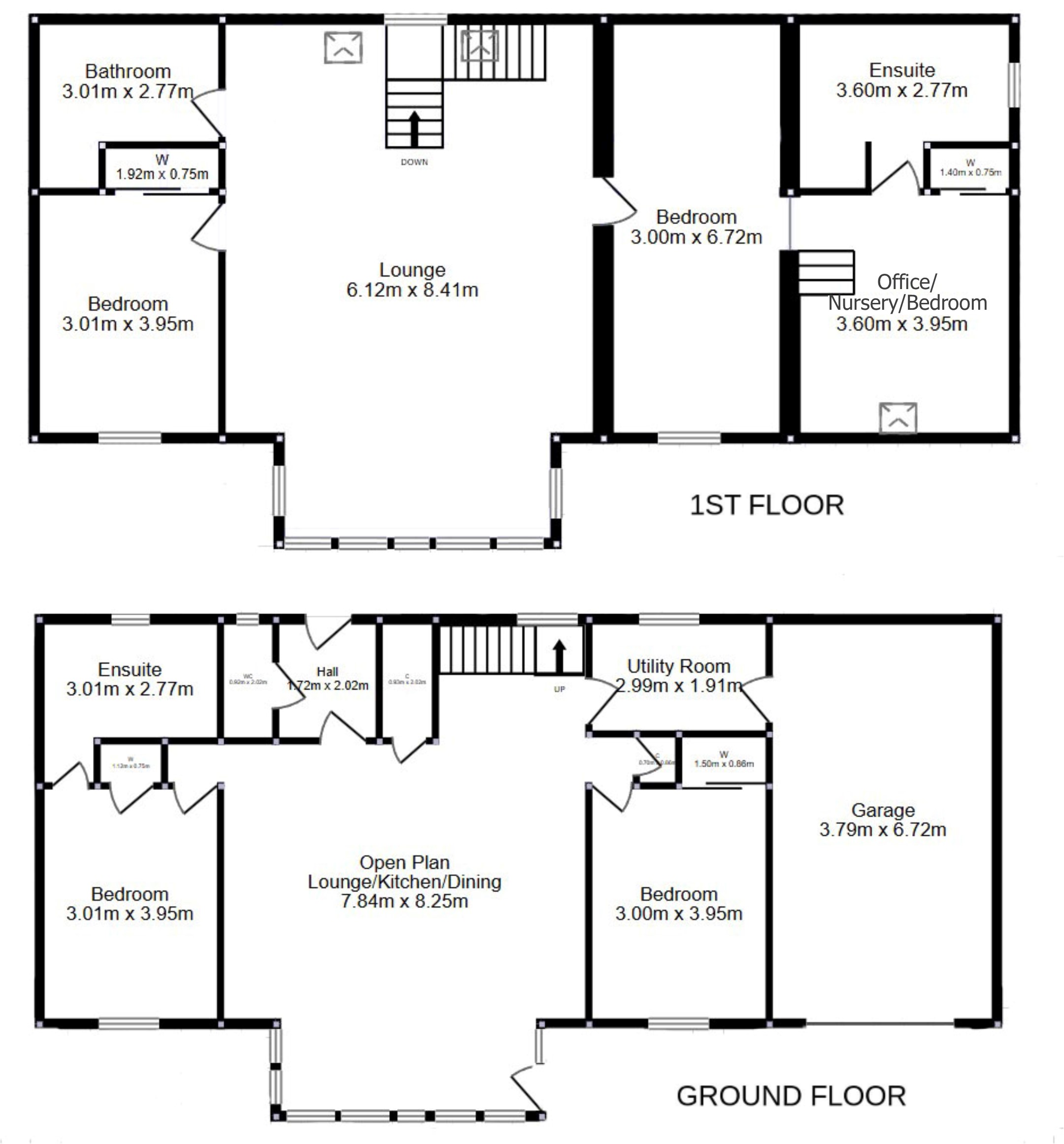 Fardin, Old Crieff Road, Aberfeldy floorplan