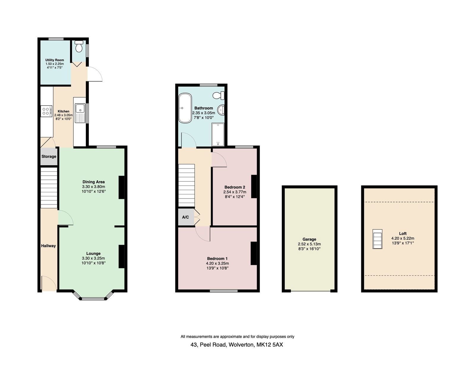 43, Peel Road, Milton Keynes floorplan